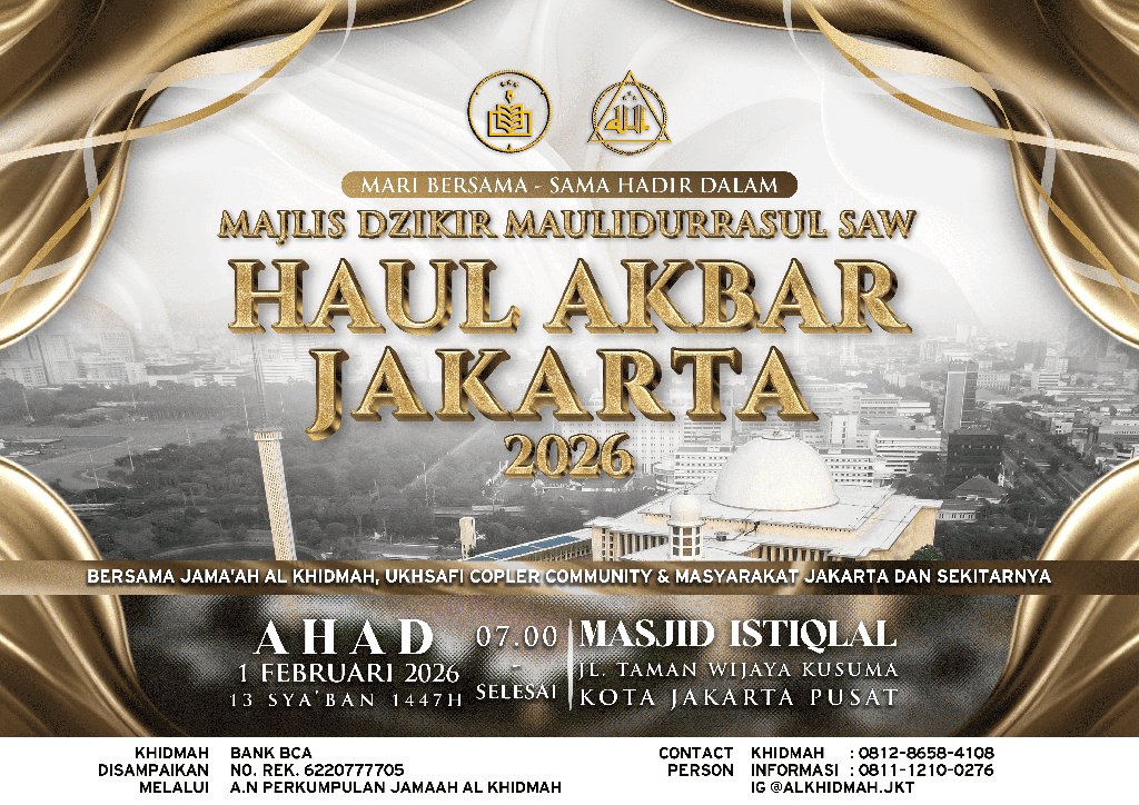 Jakarta - Majlis Dzikir Maulidurrasul SAW & Haul Akbar Jakarta